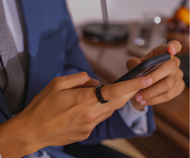 Умное кольцо Luna Ring Gen 2 Midnight Black